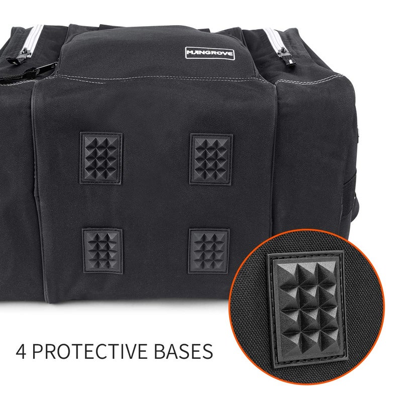 Mangrove Bowling Ball Bag for Single Ball, 2025 Bowling Bag with Plastic Ball Holder, Bowling Tote Fits Bowling Shoes Up to Mens Size 14 and Accessories (Black) - Image 4